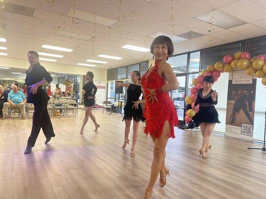 So much fun to perform at Dance Code Ballroom Dance Showcase event!