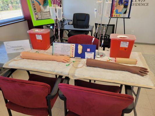 Venipuncture practice Simulation Arms