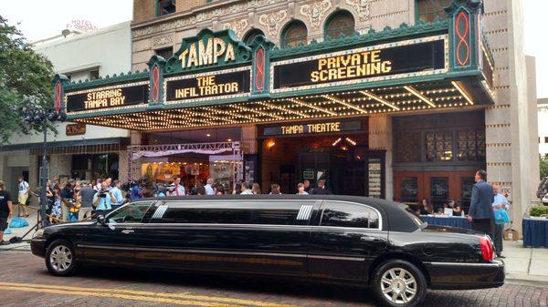 Night out on the town!
 Tampa Theater