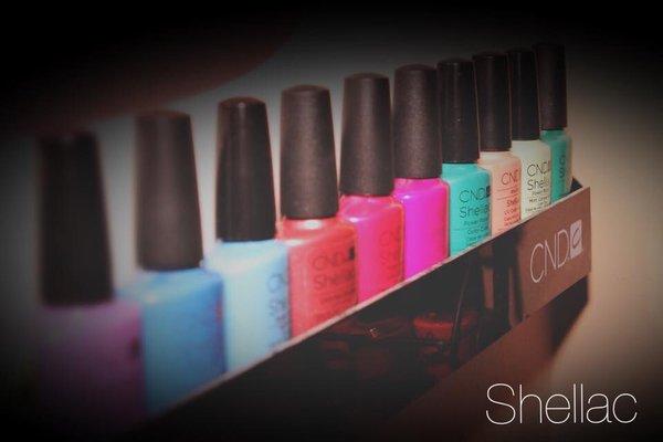 Shellac instant dry manicures offered!