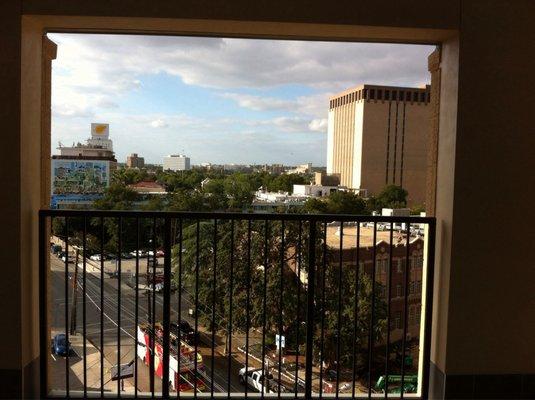 View of downtown from 6th floor