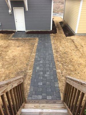 Paver walkway