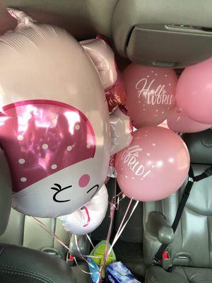 Party City baby shower balloons