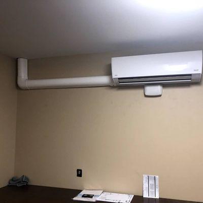 Ductless system.