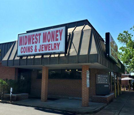 Front Door of Midwest Money Coins & Jewelry