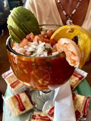 Shrimp cocktail. Definitely worth the price!