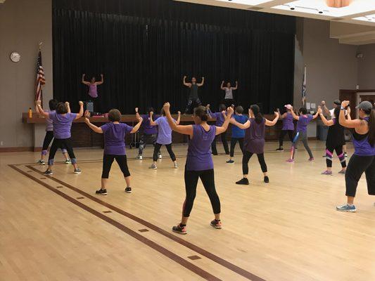 Zumba Party in purple!!!