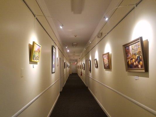 One of two art galleries. We have art receptions 4 times a year