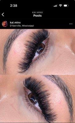 Volume lashes