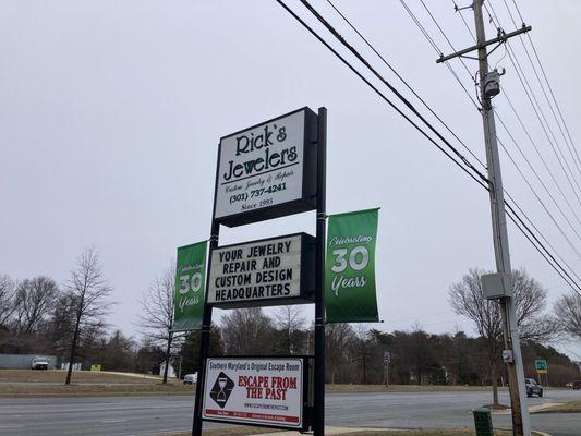 Signage on Rt 235