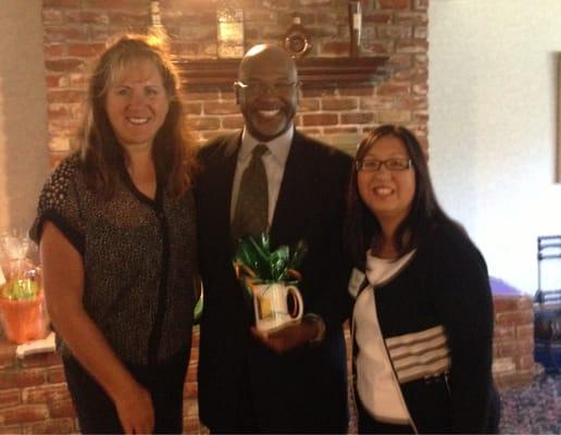 Me with Citrus Heights Regional Chamber President  Christi Woodards and Ruth Artates after speaking on Social Media.