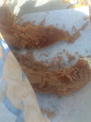 Cinnamon Sugar Auntie Anne's pretzel