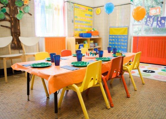 A classroom at Families First.