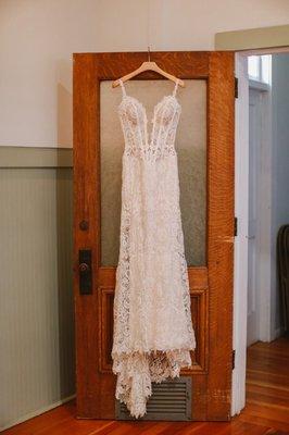 Custom wedding gown