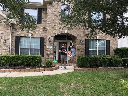 Congrats on your new home to the Garcia's! It was a pleasure being a part of your 1st home purchase.