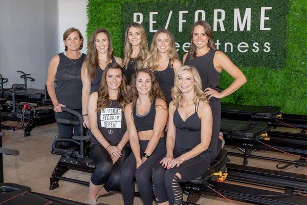 Re/forme lagree fitness instructors