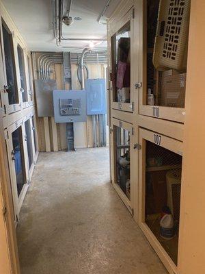 Extra storage space for tenants