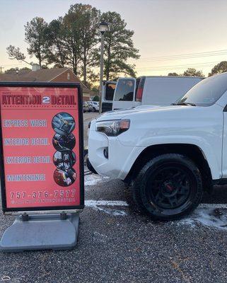 Full Basic Detail on a Toyota 4Runner