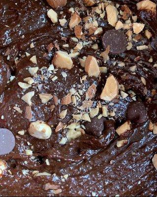 Chocolate almond brownie