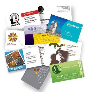 Business cards - Suede, Raised Foil, Spot UV/Gloss, Rounded Corners, Painted Edge, Brown Kraft, and more!