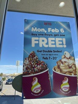 February 6 2023 Buy one get one free