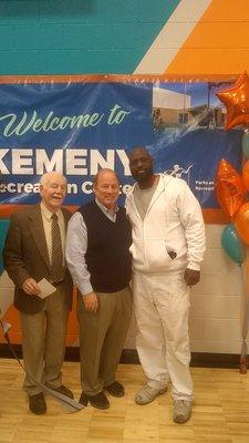 Mayor of Detroit at kemeny rec center grand opening