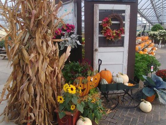 Oct hrs will remain the same... M-F 9-6, Sat 9-4, closed Sunday. Still a great selection of mums with plenty of other fall decorating ideas!