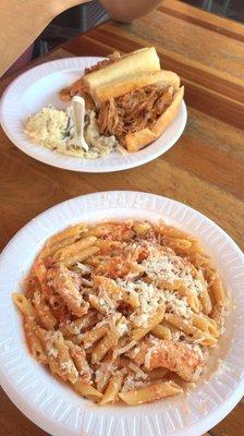 Smoked Chicken with Penne Pasta - delicious!!