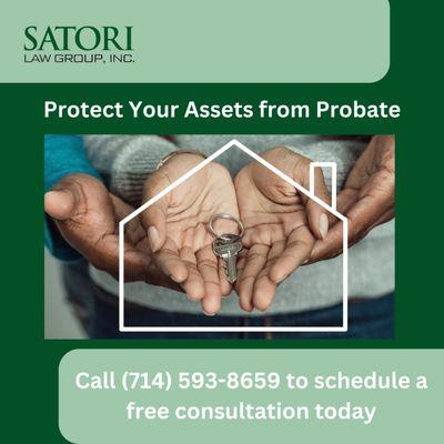 In CA, if a deceased's person estate is worth more than $184,500, and is not in a Trust, it will be subject to Probate. Protect your assets.