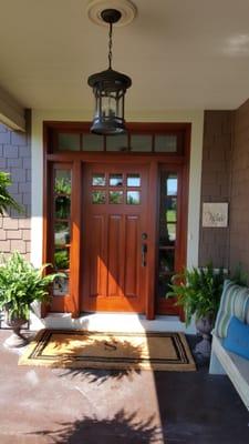 Entry door refinishing MN WI