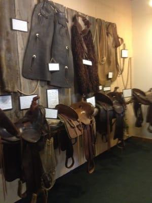 Saddle and chap display