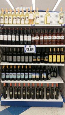 The 99cent store sells wine