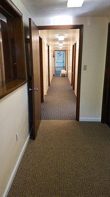 The hallway