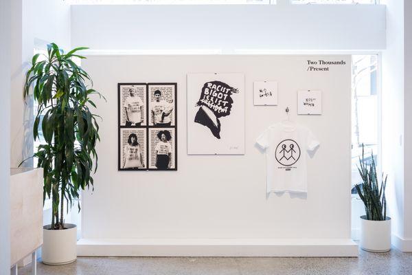 Civilization's not-for-profit graphic design gallery, Non-Breaking Space, during The Design of Dissent exhibition