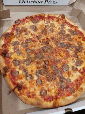 Sausage pizza