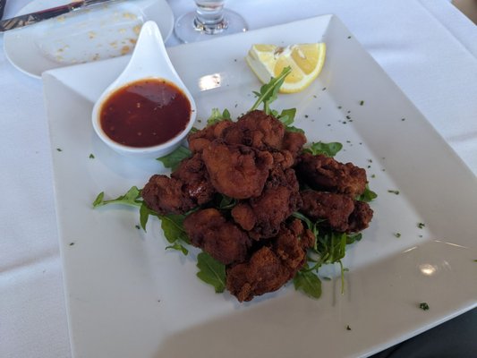 Fried oysters