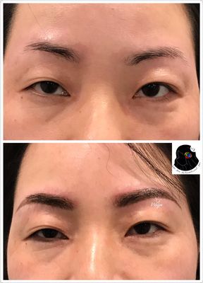 Powder eyebrows Microblading