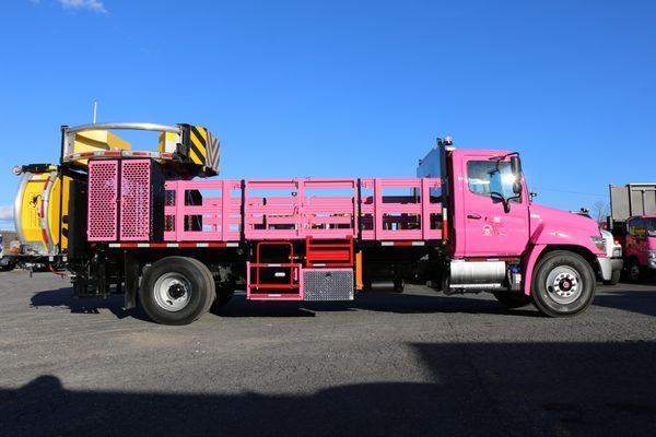 Trucks for a Cause: Royal Truck & Equipment's Pink TMA Truck for the National Breast Cancer Foundation!