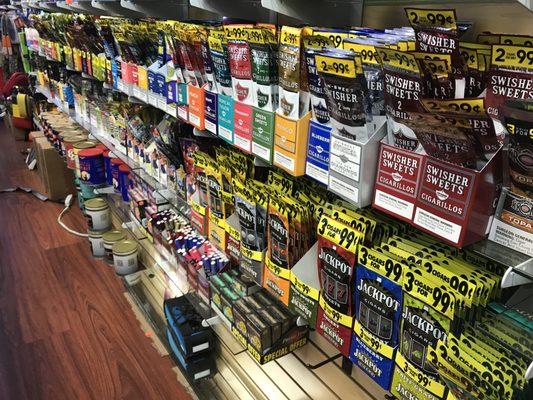 Big selection of blunt wraps