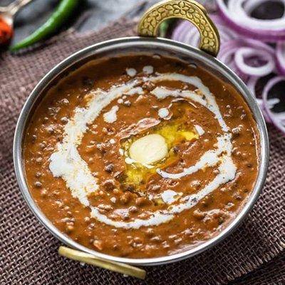 Daal makhni (black lentils creamy soup)