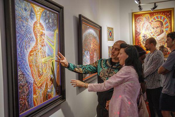 Psychedelic SF Art Gallery presents - Alex Grey & Allyson Grey LIVE Exhibition to November 15th