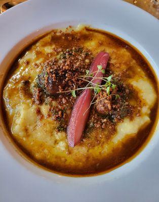 Lamb birria in split  plate portion