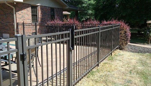 4' High Black Ornamental Aluminum