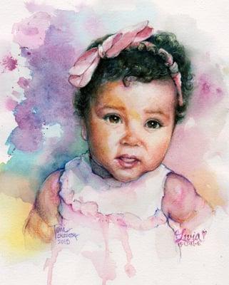 Livia June . Watercolor