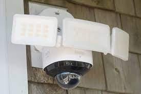 Dome Camera with Flood lighting.