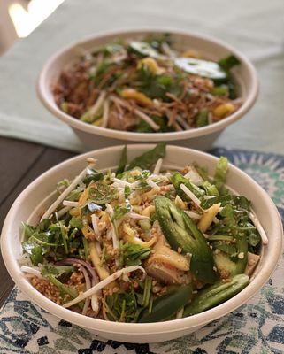 Chicken and tofu bowl