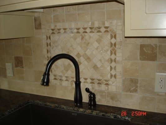 Beautiful Backsplash Installation by White River Flooring