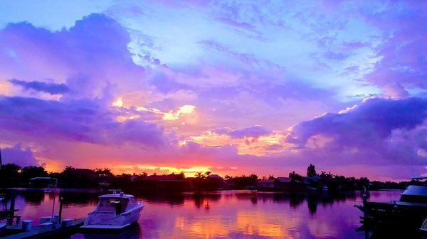 An Incredible sunset on Marco Island