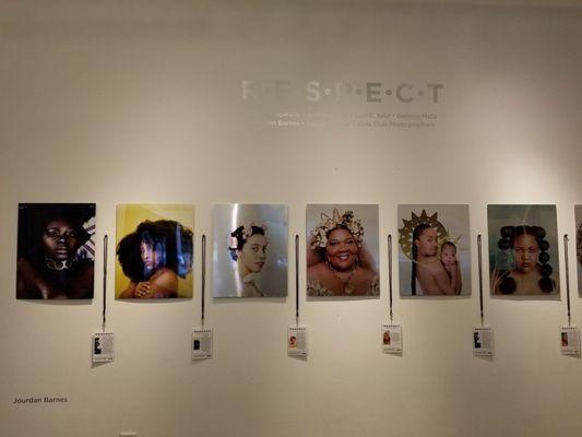 Part of the "Respect Art + Community Gallery"