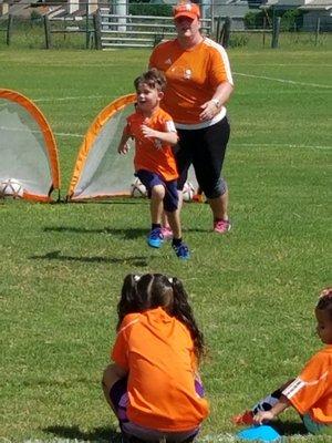 Another fun morning with Soccer Shots!